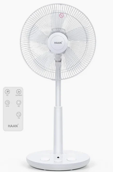 한경희생활과학 초미세풍 발터치 리모컨 선풍기
