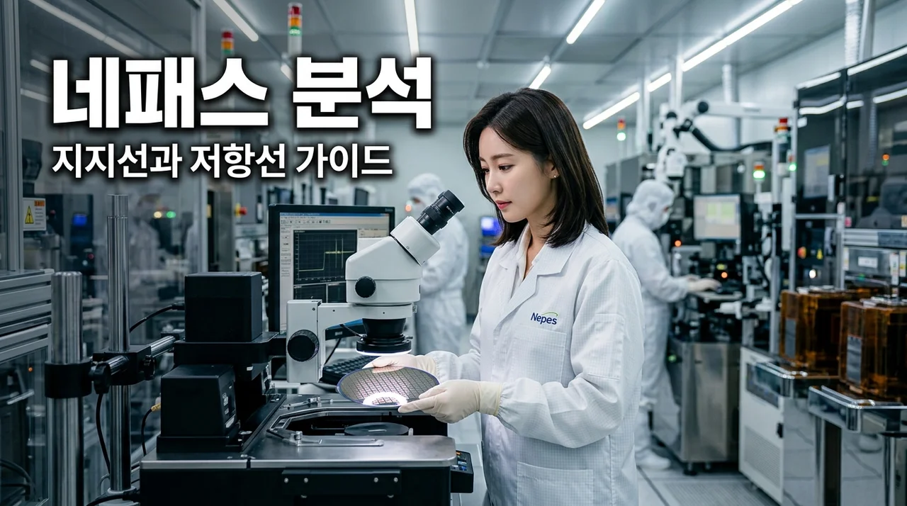 네패스 주가 흐름과 지지선 저항선 분석 핵심 정리