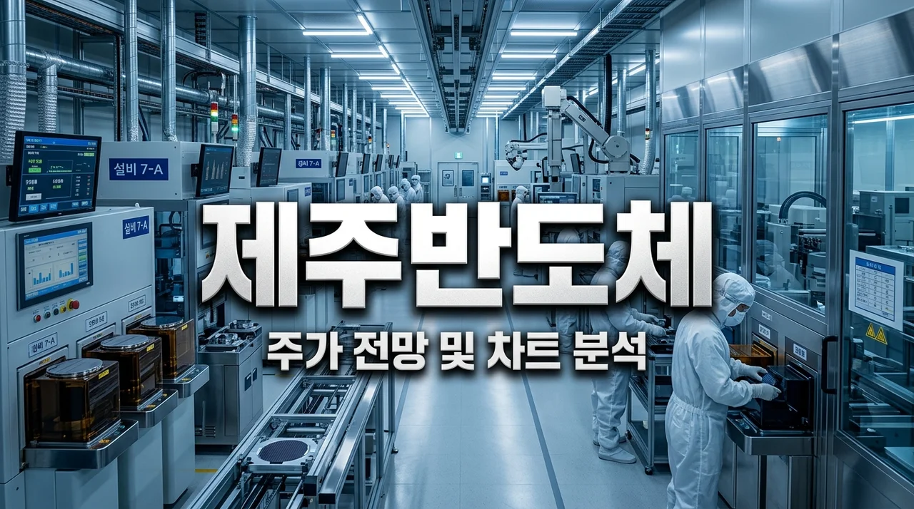 제주반도체 주가 흐름과 지지선 저항선 분석 및 핵심 체크포인트