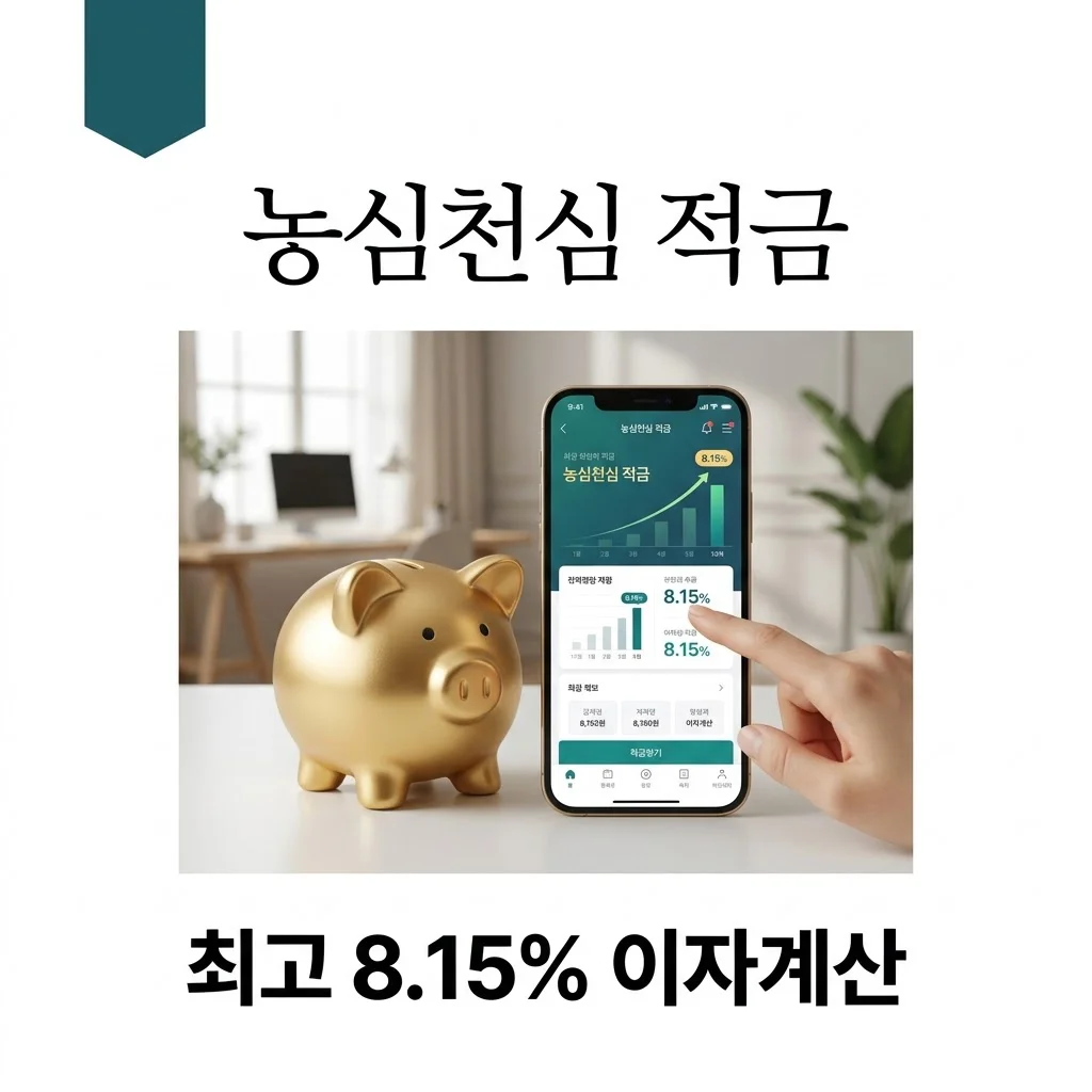농심천심 적금 최고 연 8.15% 우대금리조건과 실제이자는 얼마일까?