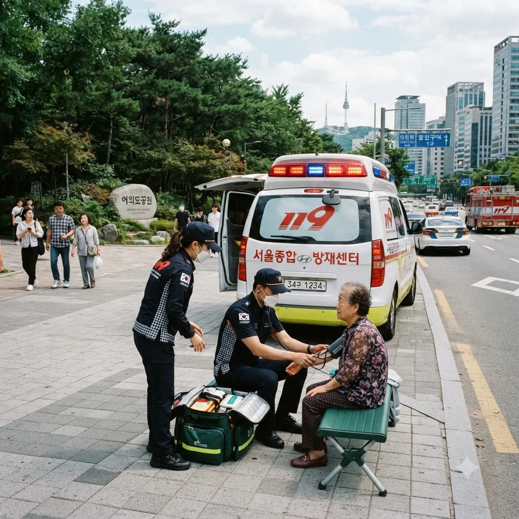 현장 피해 상황 및 부상자 이송 현황