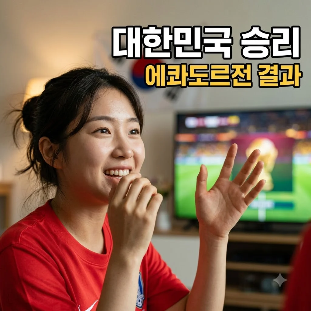 2026년 09월 24일 대한민국 에콰도르 평가전 결과.. 뜻밖의 반전 2대1 승리 분석