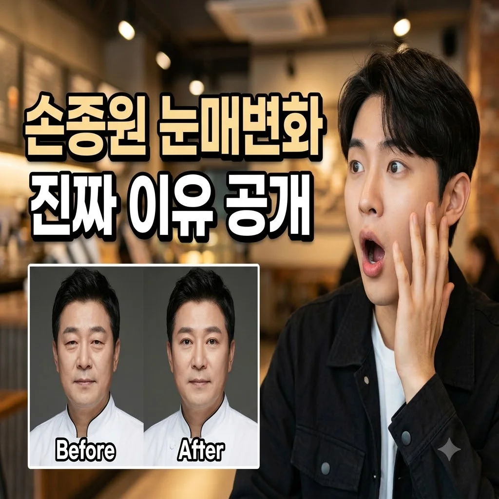 손종원 눈매 변화 진짜 이유! 다이어트부터 스타일링 분석까지