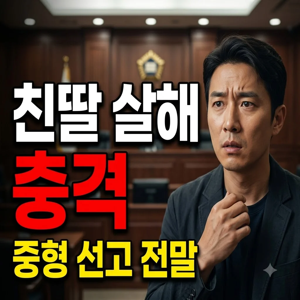 여가수 친딸 살해 징역 중형 선고 사건 전말과 법적 쟁점